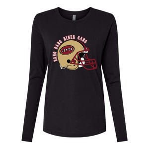 Bang Bang Niner Gang Womens Cotton Relaxed Long Sleeve T-Shirt