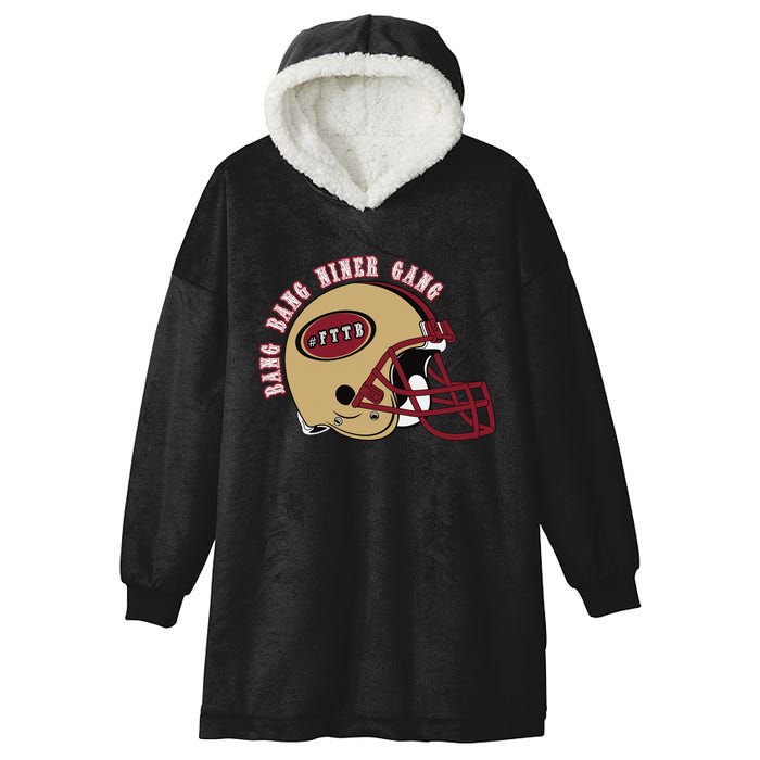 Bang Bang Niner Gang Hooded Wearable Blanket