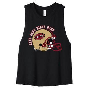 Bang Bang Niner Gang Women's Racerback Cropped Tank