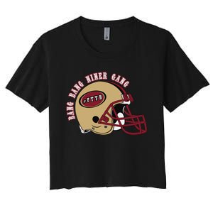 Bang Bang Niner Gang Women's Crop Top Tee