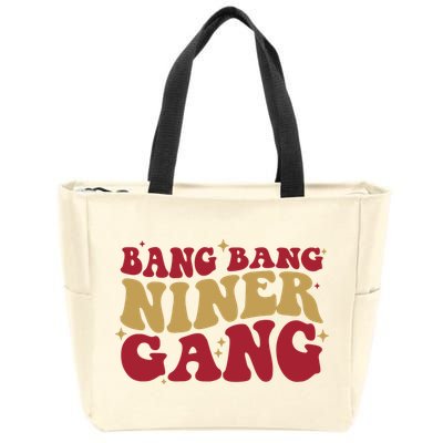 Bang Bang Niner Gang San Francisco Football Zip Tote Bag