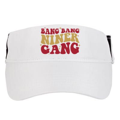 Bang Bang Niner Gang San Francisco Football Adult Drive Performance Visor
