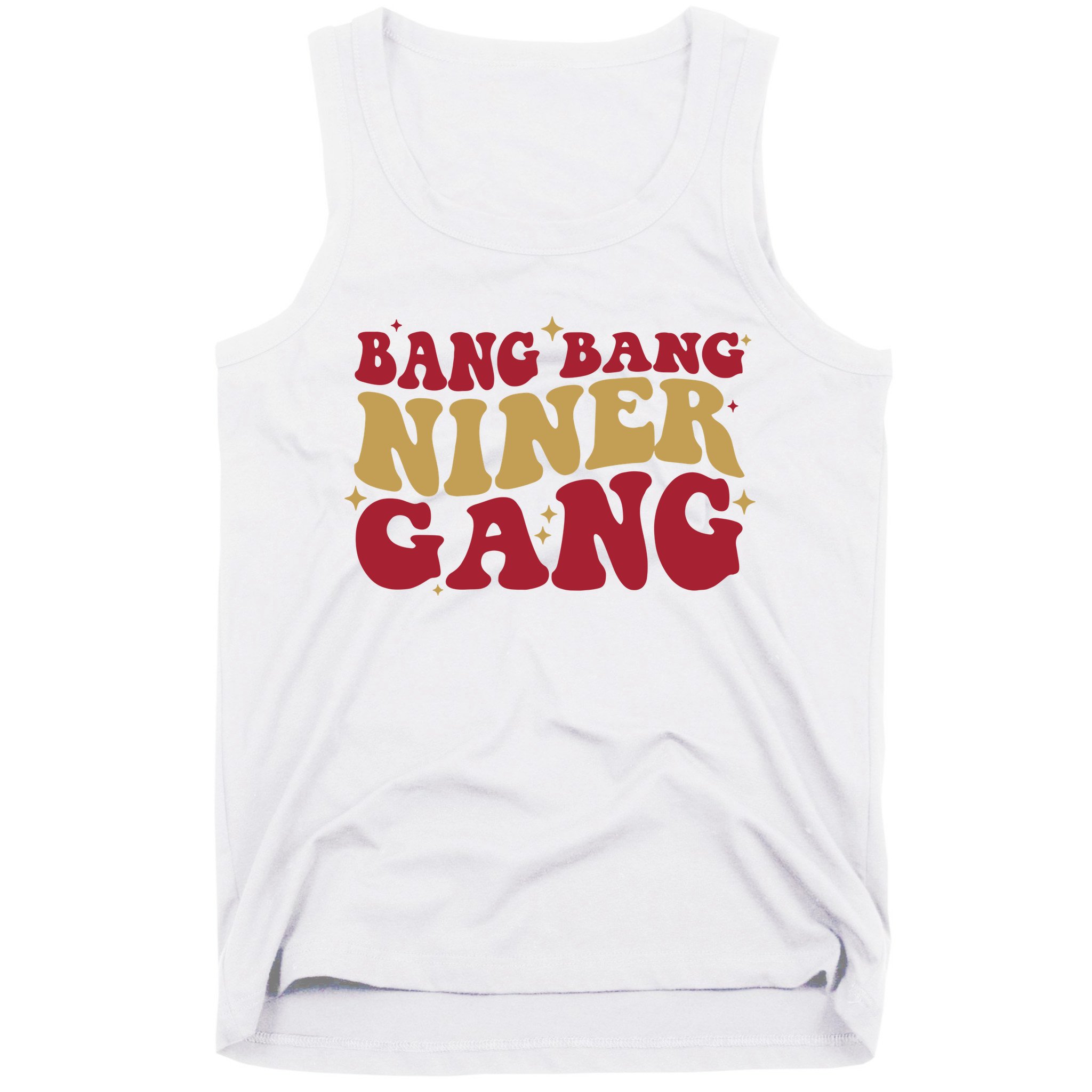 Bang Bang Niner Gang San Francisco Football Tank Top