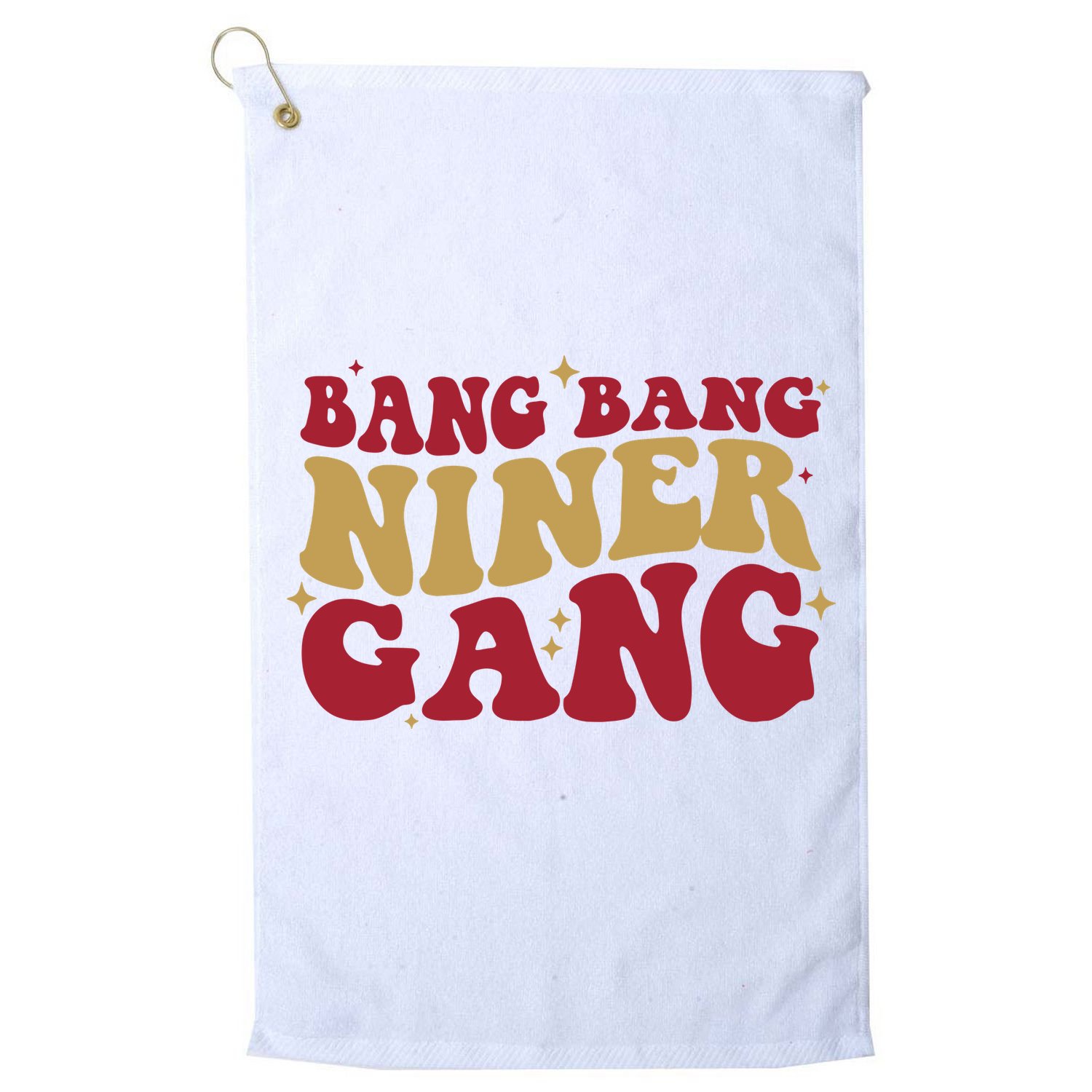 Bang Bang Niner Gang San Francisco Football Golf Towel