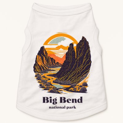 Big Bend National Park Texas Cool Vintage Style Doggie Tank
