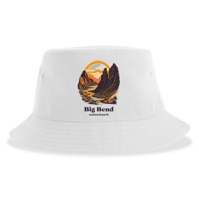 Big Bend National Park Texas Cool Vintage Style Sustainable Bucket Hat