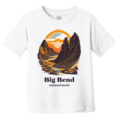Big Bend National Park Texas Cool Vintage Style Toddler T-Shirt