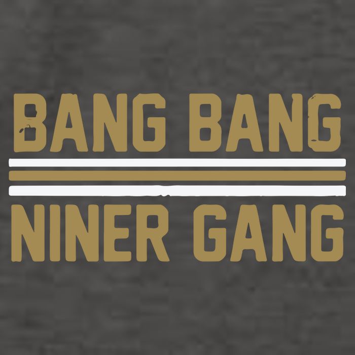 Bang Bang Niner Gang San Francisco Vector Backpack