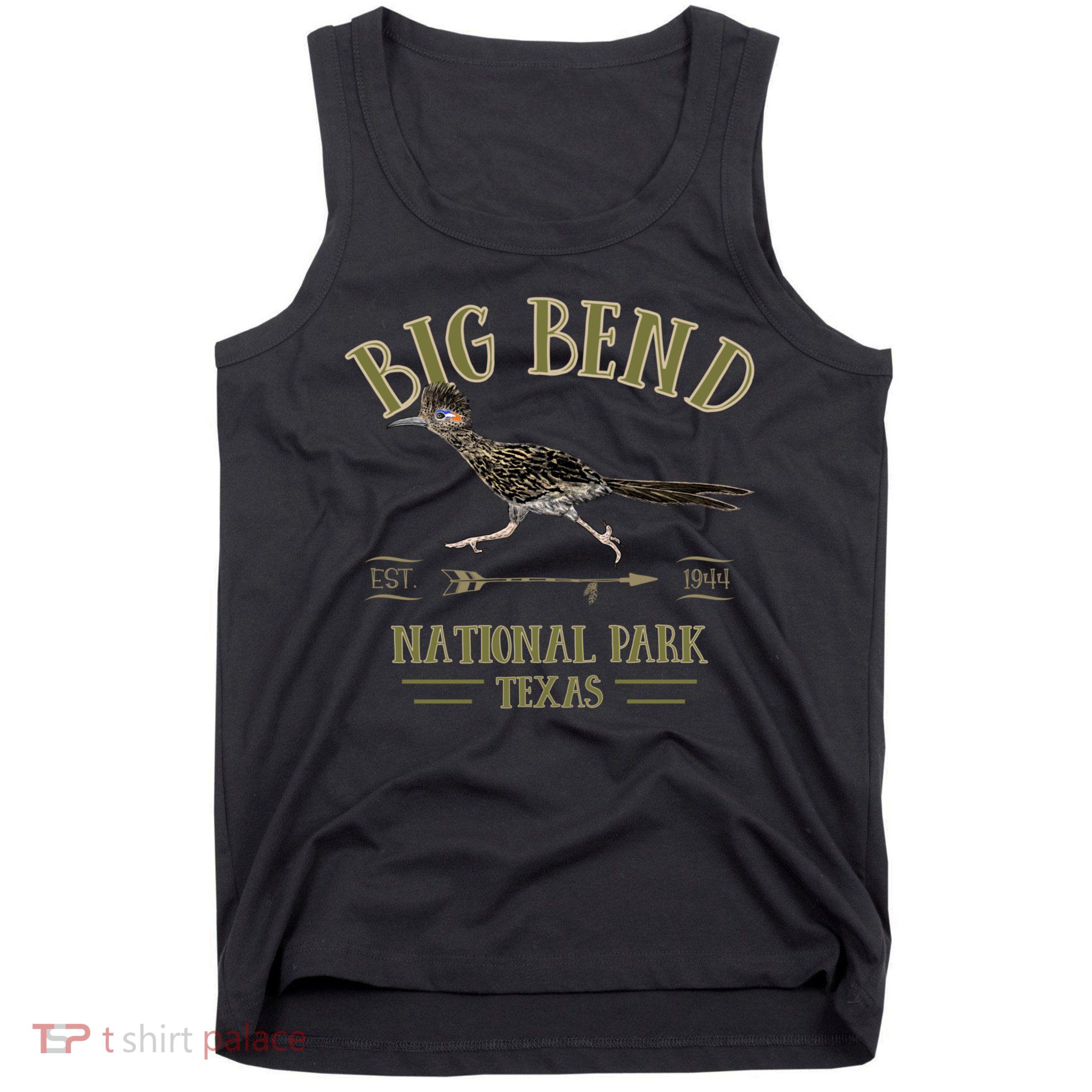 Big Bend National Park Roadrunner Np Texas Tourist Souvenir Tank Top