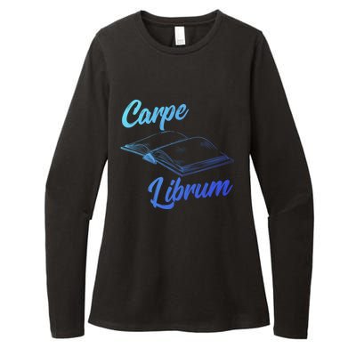 Bibliophile Book Nerd Carpe Librum Gift Womens CVC Long Sleeve Shirt