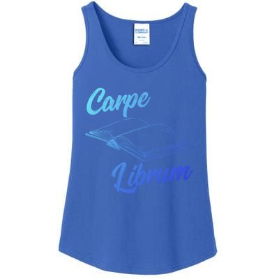 Bibliophile Book Nerd Carpe Librum Gift Ladies Essential Tank