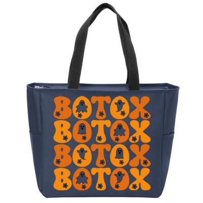 Botox Boo Nurse Halloween Zip Tote Bag