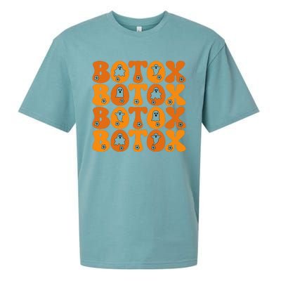 Botox Boo Nurse Halloween Sueded Cloud Jersey T-Shirt