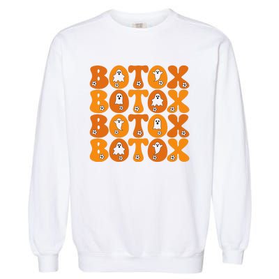 Botox Boo Nurse Halloween Garment-Dyed Sweatshirt