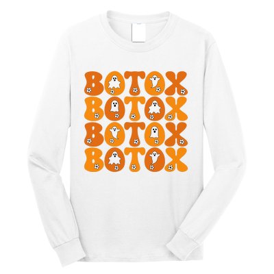 Botox Boo Nurse Halloween Long Sleeve Shirt