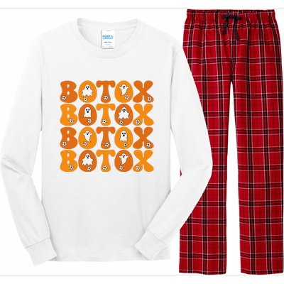 Botox Boo Nurse Halloween Long Sleeve Pajama Set