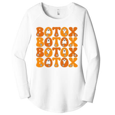 Botox Boo Nurse Halloween Women's Perfect Tri Tunic Long Sleeve Shirt