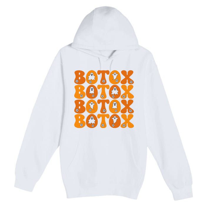 Botox Boo Nurse Halloween Premium Pullover Hoodie