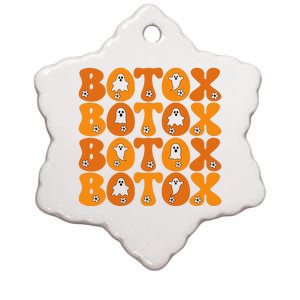 Botox Boo Nurse Halloween Ceramic Star Ornament