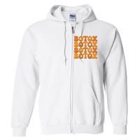 Botox Boo Nurse Halloween Full Zip Hoodie