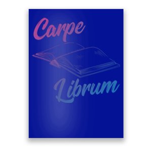 Bibliophile Book Nerd Carpe Librum Gift Poster