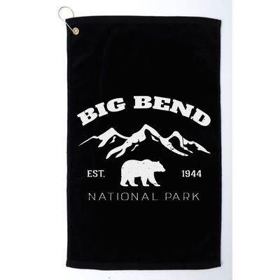 Big Bend National Park Retro Vintage Texas National Park Golf Towel