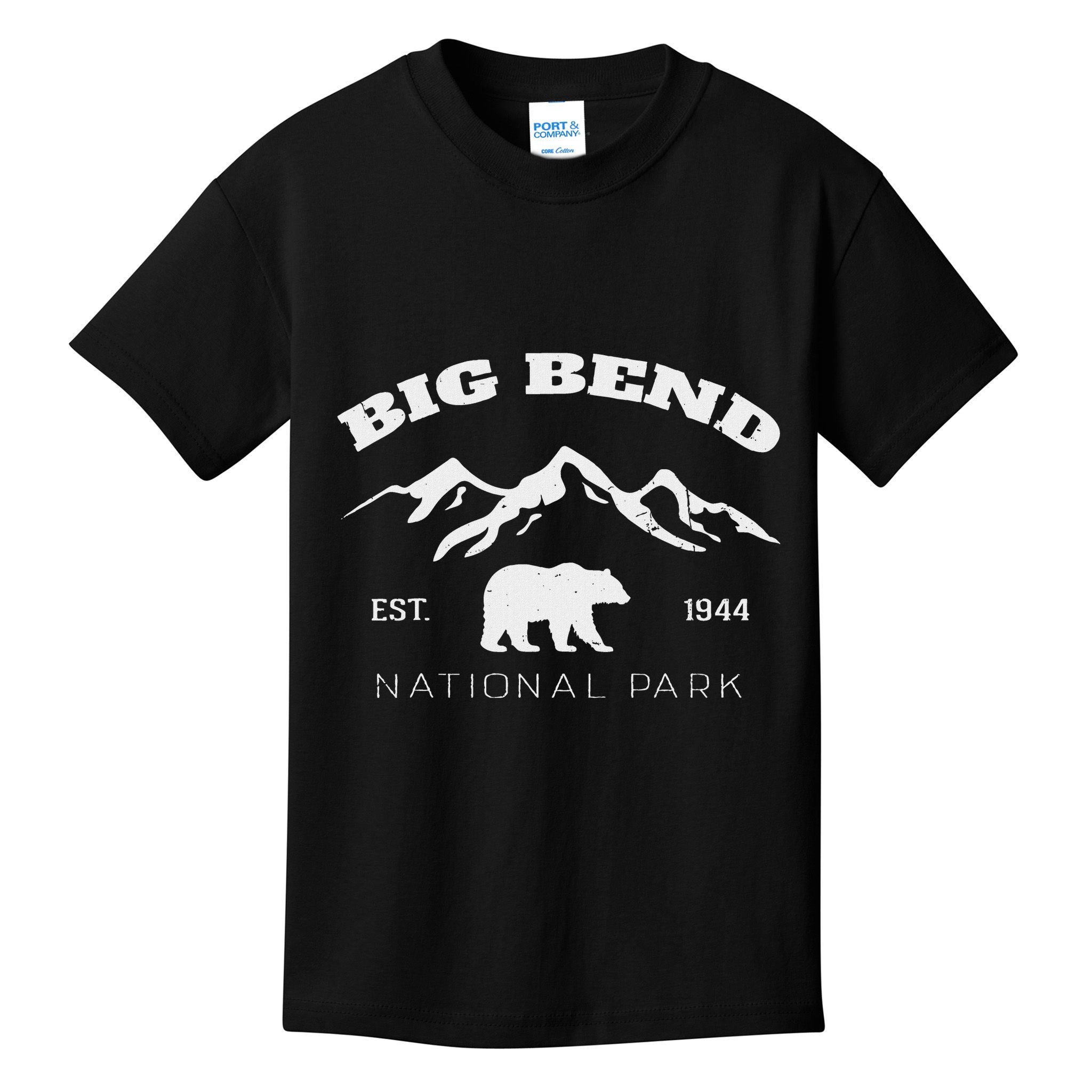 Big Bend National Park Retro Vintage Texas National Park Kids T-Shirt