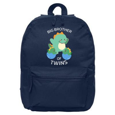 Big Brother Of Twins Dinosaur Twin 16 in Basic Backpack