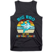 Big Bro of the Shark Birthday Brother Matching Family Tank Top