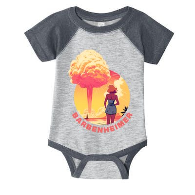 Barbenheimer Barb!e Oppenheimer Barb!e Moive Inspired Oppenheimer Movie Infant Baby Jersey Bodysuit