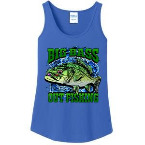 Big Bass Out Fishing Ladies Essential Tank