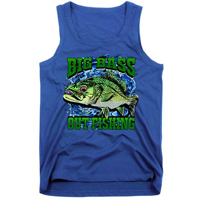 Big Bass Out Fishing Tank Top