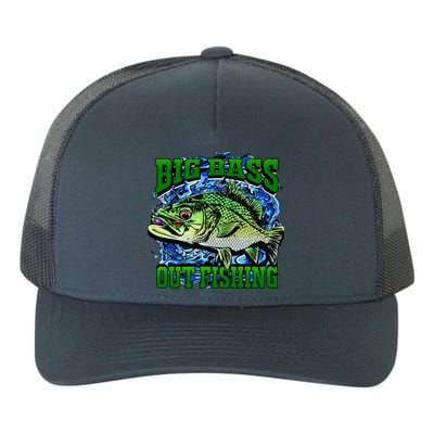 Big Bass Out Fishing Yupoong Adult 5-Panel Trucker Hat