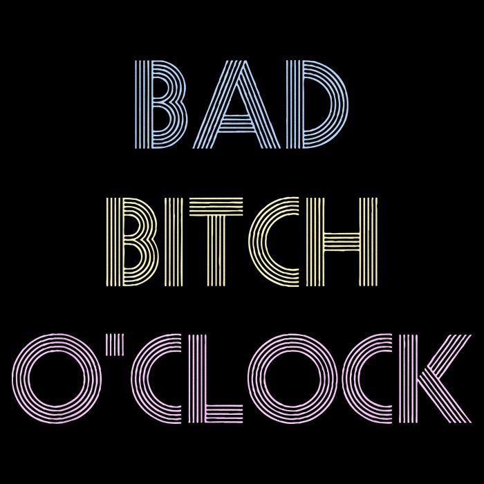 Bad Bitch OClock Funny Black Queen Cooling Performance Crew T-Shirt