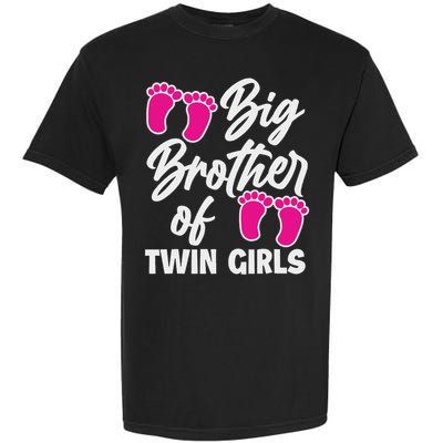Big Brother Of Twin New Brother Sibling Funny Twins Garment-Dyed Heavyweight T-Shirt