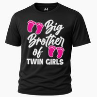 Big Brother Of Twin New Brother Sibling Funny Twins Cooling Performance Crew T-Shirt