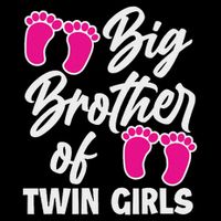 Big Brother Of Twin New Brother Sibling Funny Twins Cooling Performance Crew T-Shirt