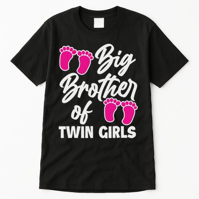 Big Brother Of Twin New Brother Sibling Funny Twins Tall T-Shirt