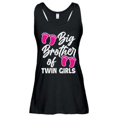 Big Brother Of Twin New Brother Sibling Funny Twins Ladies Essential Flowy Tank