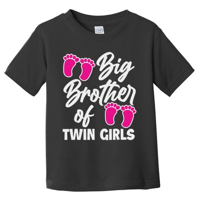 Big Brother Of Twin New Brother Sibling Funny Twins Toddler T-Shirt