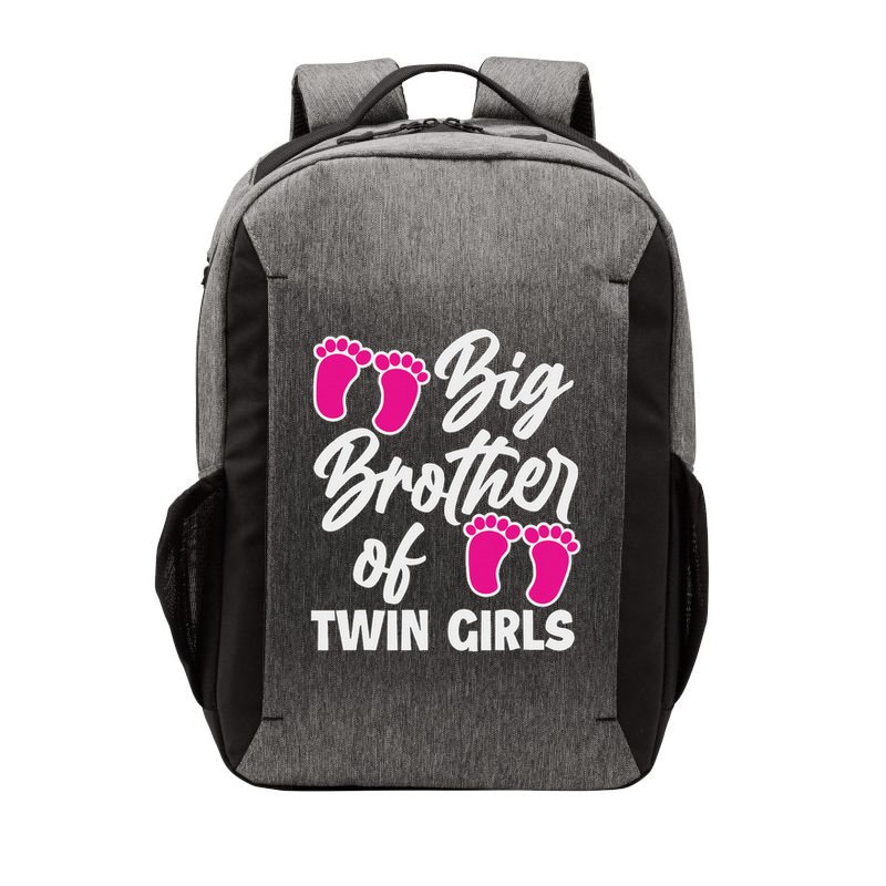 Big Brother Of Twin New Brother Sibling Funny Twins Vector Backpack