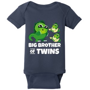 Big Brother Of Twins Older Brother Of Twin Announcement Baby Bodysuit