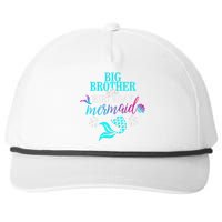 Big Brother Of The Birthday Mermaid Matching Family Snapback Five-Panel Rope Hat