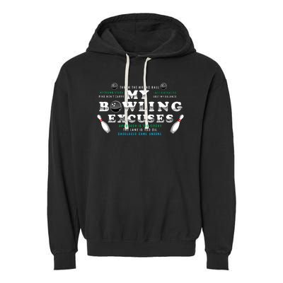 Bowling Garment-Dyed Fleece Hoodie