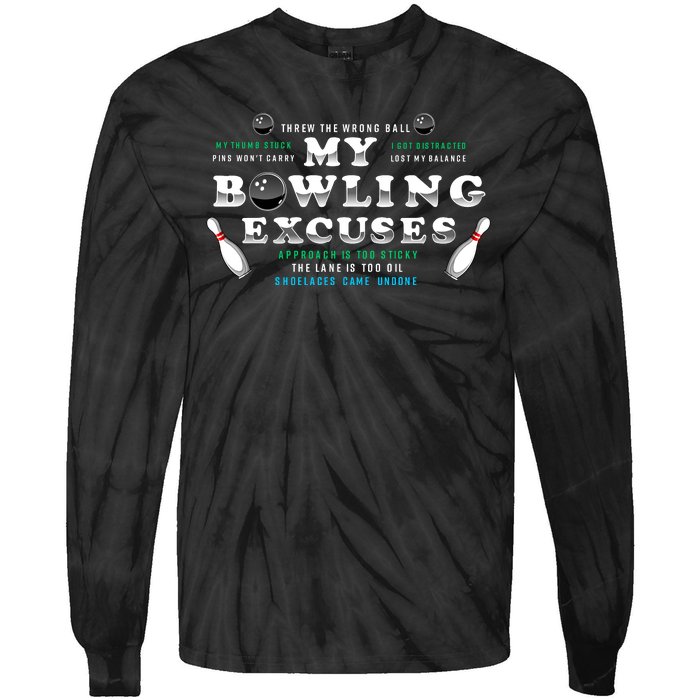 Bowling Tie-Dye Long Sleeve Shirt