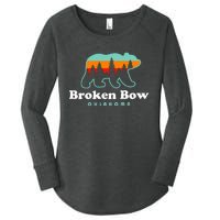 Broken Bow Oklahoma Lake Outdoors Bear Women's Perfect Tri Tunic Long Sleeve Shirt