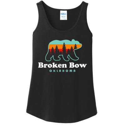 Broken Bow Oklahoma Lake Outdoors Bear Ladies Essential Tank