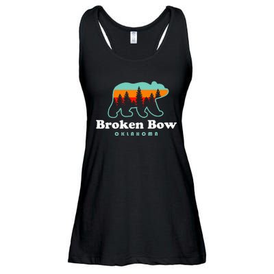 Broken Bow Oklahoma Lake Outdoors Bear Ladies Essential Flowy Tank