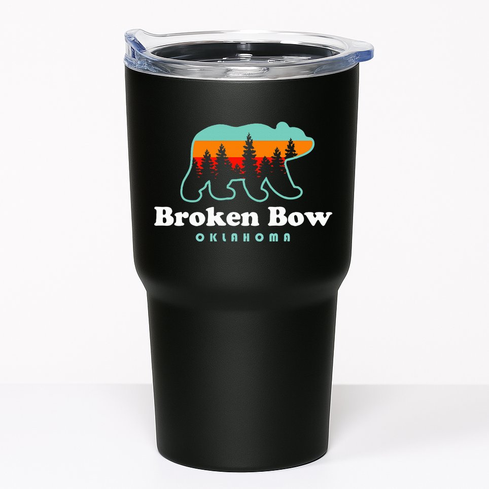 Broken Bow Oklahoma Lake Outdoors Bear Tumbler
