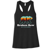 Broken Bow Oklahoma Lake Outdoors Bear Women's Racerback Tank